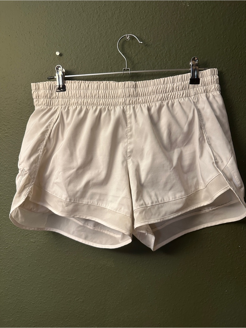 Athleta Whites Layered Running Shorts
